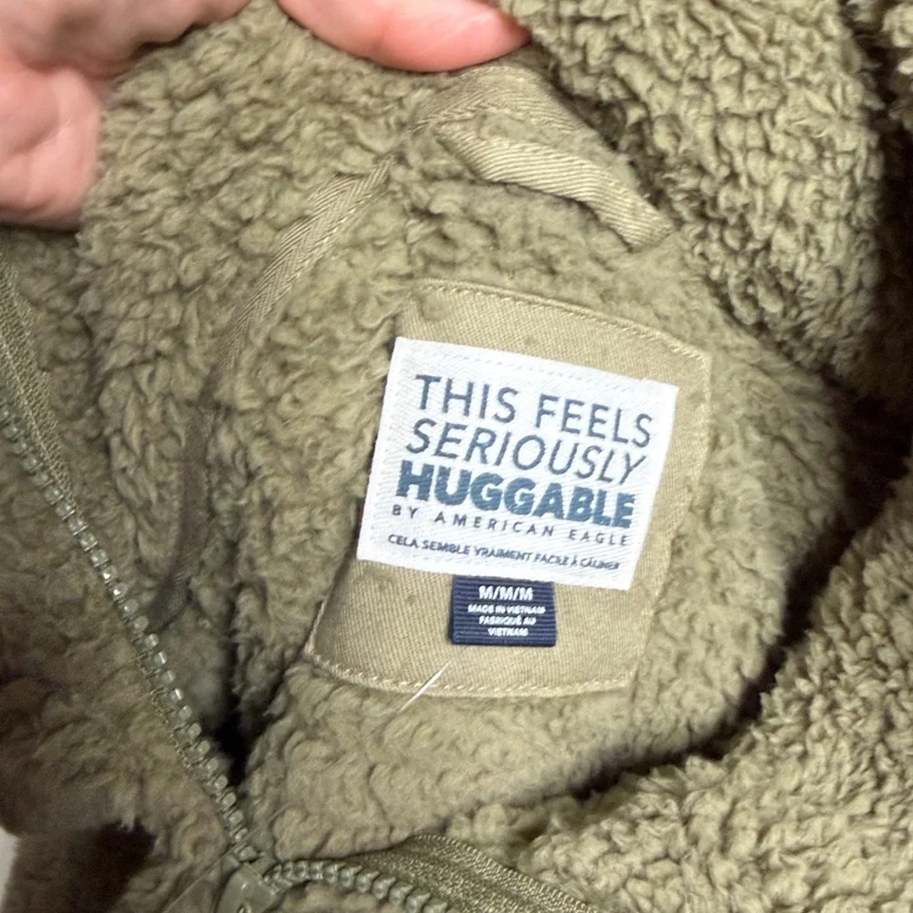 American Eagle Fleece Zip Up - Picture 5 of 6